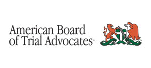 American Board of Trial Advocates badge